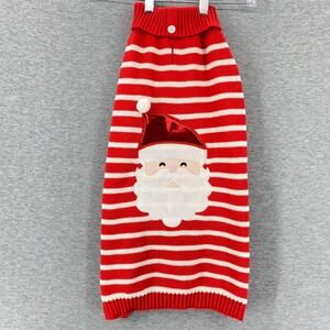 Frisco Santa Sweater Pet Dog Holiday‎ Christmas Red White Striped XXL